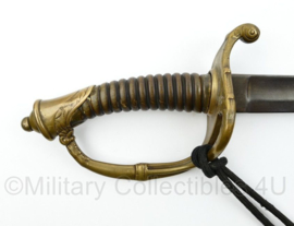 Nederlands M1854 marinierssabel met kwast voor rangen lager dan officier  - 93 cm - origineel