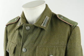 WO2 Duitse M43 Feldblüse met originele knopen - maat 50 - replica
