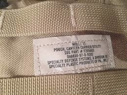 US DCU Desert camo veldfles overtrek MOLLE - origineel