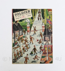 The British Army Magazine Soldier November 1954 -  Afkomstig uit de Nederlandse MVO bibliotheek - 30 x 22 cm - origineel