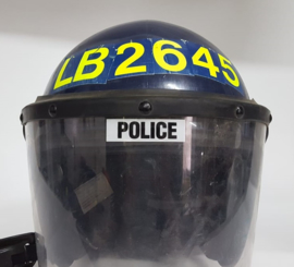 Politie Police  ME helm blauw - meerdere maten - origineel