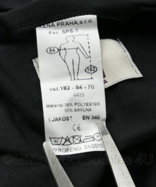 Zwart Tactical Jacket van de politie - klittenband op borst en rug - meerdere maten - nieuw - origineel