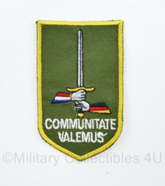 Defensie 1 NL Duits Nederlands Corps embleem -  8 x 4,5 cm - origineel