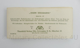 WO2 Duitse 3D kijker met de originele 3D foto's - Die Kriegsmarine Stereo photo boek 3d - 29 x 20 x 3 cm - origineel 1942