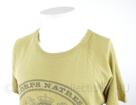 KL Nederlandse leger NATRES Overijssel ondershirt - khaki - maat 8090/0515 - gedragen - origineel