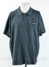 Korps Mariniers polo - met geborduurd logo - donkergrijs - maat Extra Large - origineel