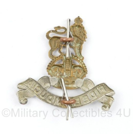 Naoorlogse Britse cap badge Royal Army Pay Corps - Kings Crown - 4,5 x 5 cm - origineel