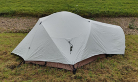 US Army 3 persoons  Eureka LEWS Lightweight Extreme Weather Tent met GREEN, TAN (khaki) EN WHITE fly Sheet  origineel