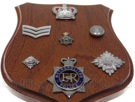 Britse Metropolitan Police wandbord - 17 x 14 cm - origineel