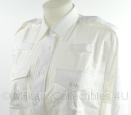 Police DAMES Politie Wit Overhemd LANGE mouw Metropolitan POLICE - met portofoon houders!  - origineel
