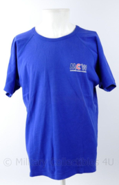 KL Nederlandse leger MCW Mechanisch Centrale Werkplaats shirt - blauw- maat 8090/0515 - gedragen - origineel