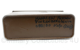 Britse leger 7.62mm MXD Linked kist voor patronen - met originele opdruk! - 27,5 x 9,5 x 19 cm - origineel