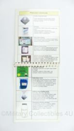 Defensie Poppy Cultivation and Opium Production Memory Cards handboek - 14,5 x 11 cm - origineel