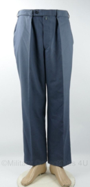KLU Koninklijke Luchtmacht DT herenbroek uniform broek blauw - maker George Pisa - maat 92 x 71 - gedragen - origineel