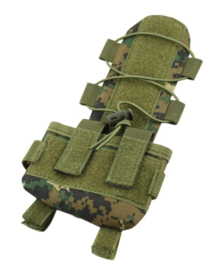 Tactical Night Vision contra weight  & Battery pouch Contragewicht tas voor MICH helm - US Marine Corps USMC Marpat camo