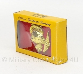 US marines USMC cap badge groot - Goud - met originele verpakking! - 4 x 4 cm.