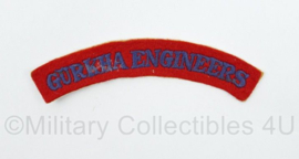 British Army shoulder title ENKEL Gurkha Engineers - 13 x 4 cm - origineel