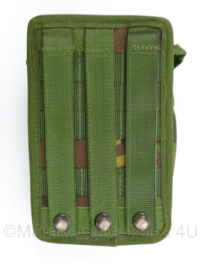 Defensie MOLLE opbouwtas GPS DAGR woodland camo draagtas - 12,5 x 8 x 20 cm - licht gebruikt - origineel
