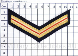 Nederlandse Brandweer rang per paar - rang Brandwacht - 10 x 6 cm - origineel