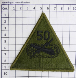 US 50th Armored Division patch - 10 x 9 cm - origineel