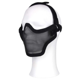 Airsoft half gezichtsmasker - BLACK