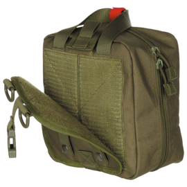 Medische tas geneeskundige dienst BLS IFAK Bag MOLLE - LARGE - 21 x 22 x 12 cm. - nieuw gemaakt - GREEN