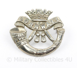 WW2 british cap badge Duke of Cornwalls Light Infantry - 5 x 4,5 cm - origineel
