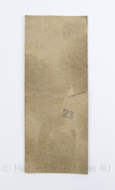 Wo2 US Army 1944 kartonnen label van sokken - 25,5 x 10 cm - origineel