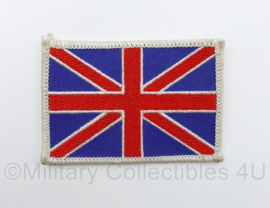 Britse leger arm vlag  - 8 x 5,5  cm - origineel