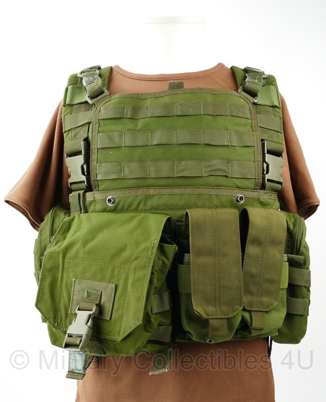 Warrior Assault Systems Chestrig met tassen - Olive Drab - origineel