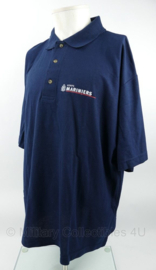 Korps Mariniers Kmarns polo korte mouw blauw - maat XXL - nieuw - origineel