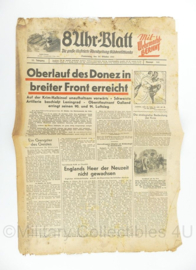 WO2 Duitse krant 8 Uhr Blatt Illustrierte Abendzeitung 30 oktober 1941 - 47 x 32 cm - origineel