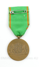 Nederlandse Vrijwilligersmedaille Openbare Orde en Veiligheid - 25 jaar  - 9 x 3,5 cm - origineel