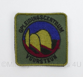 Defensie OTC VUST Opleidings- en Trainingscentrum Vuursteun borstembleem - met klittenband - 5 x 5 cm - origineel