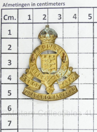 Canadese WO2 cap badge Royal Canadian Ordnance Corps - Kings Crown - 5 x 4 cm - origineel