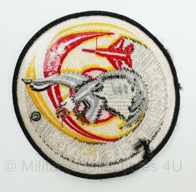 US Air Force Patch 27th squadron Fighting Eagle driver F15 - 10 x 10,5 cm - origineel