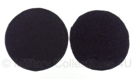 DSI Politie embleem grijs/zwart - Praeparatus Esto - met klittenband -  9 cm. diameter
