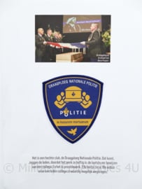 Politie draagploeg Nationale politie embleem - 10,5 x 9 cm - origineel