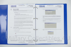 Defensie handout handboek Westland Common Battlefield Application Toolset Combat Training KMARNS in ringmap - 27 x 5 x 31,5 cm - origineel
