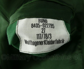 Duitse BGS Bundesgrenzschutz uniform set, jas met broek en originele luxe insignes - 175 cm. Lengte / 110 cm. Borst  - origineel