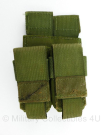 Warrior Assault systems Molle Double pistol magazin pouch groen - 8 x 3 x 13 cm - origineel