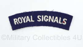 British Army shoulder title ENKEL Royal Signals - 10 x 3 cm - origineel