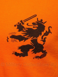 KL Nederlandse leger oranje sportshirt 1983 - lange mouw - maat 5  - origineel