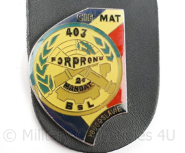 Franse UN FORPRONU 2e MANDAT 403e BSL CIE MAT Yougoslavie borsthanger - 10 x 5 cm - origineel