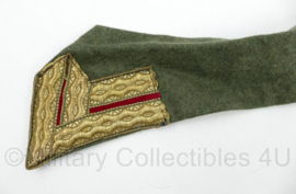 Groene luxe kraag met metaaldraad - 41 x 9 cm - origineel