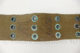 Italiaanse pistol belt bruin - 90 cm lang - origineel