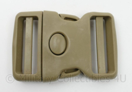 Rugzak of combat belt gesp set coyote - 9 x 7 x 1½ - origineel