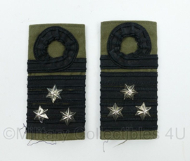 KMARNS Korps Mariniers en KM Koninklijke Marine Vice Admiraal GVT epauletten PAAR - 11 x 5,5 cm - origineel