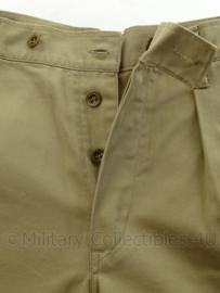 Koninklijke Marine khaki overhemd en broek set - maat overhemd 46 en broek 36 (= maat XL) - ongedragen -  origineel