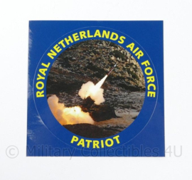 Royal Netherlands Air Force sticker Patriot - 11 x 11 cm  - origineel